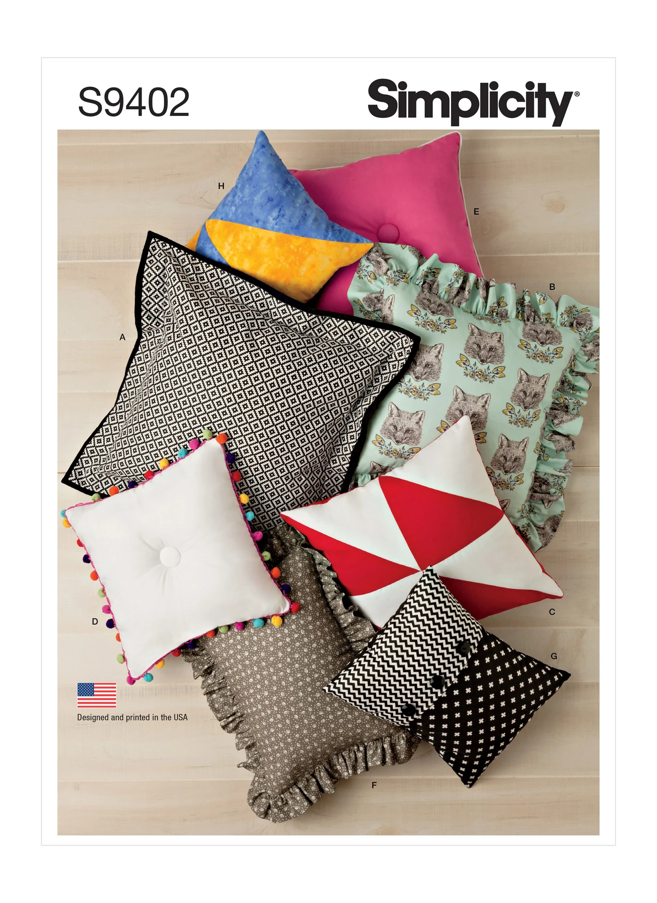 Simplicity Sewing Pattern Easy Pillows 1 Simplicity Sewing Pattern Easy Pillows