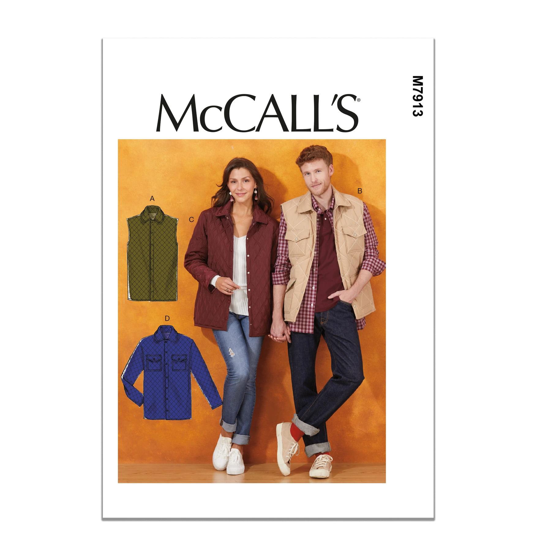 McCall's Sewing Pattern Unisex Jacket and Vest (PDF) 8 McCall's Sewing Pattern Unisex Jacket and Vest (PDF)