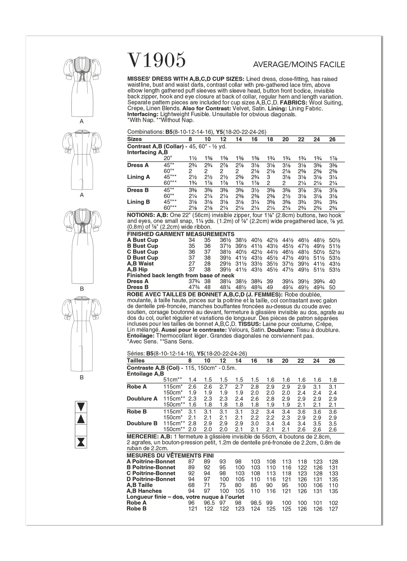 Vogue Patterns Misses' Dress 7 Vogue Patterns Misses' Dress