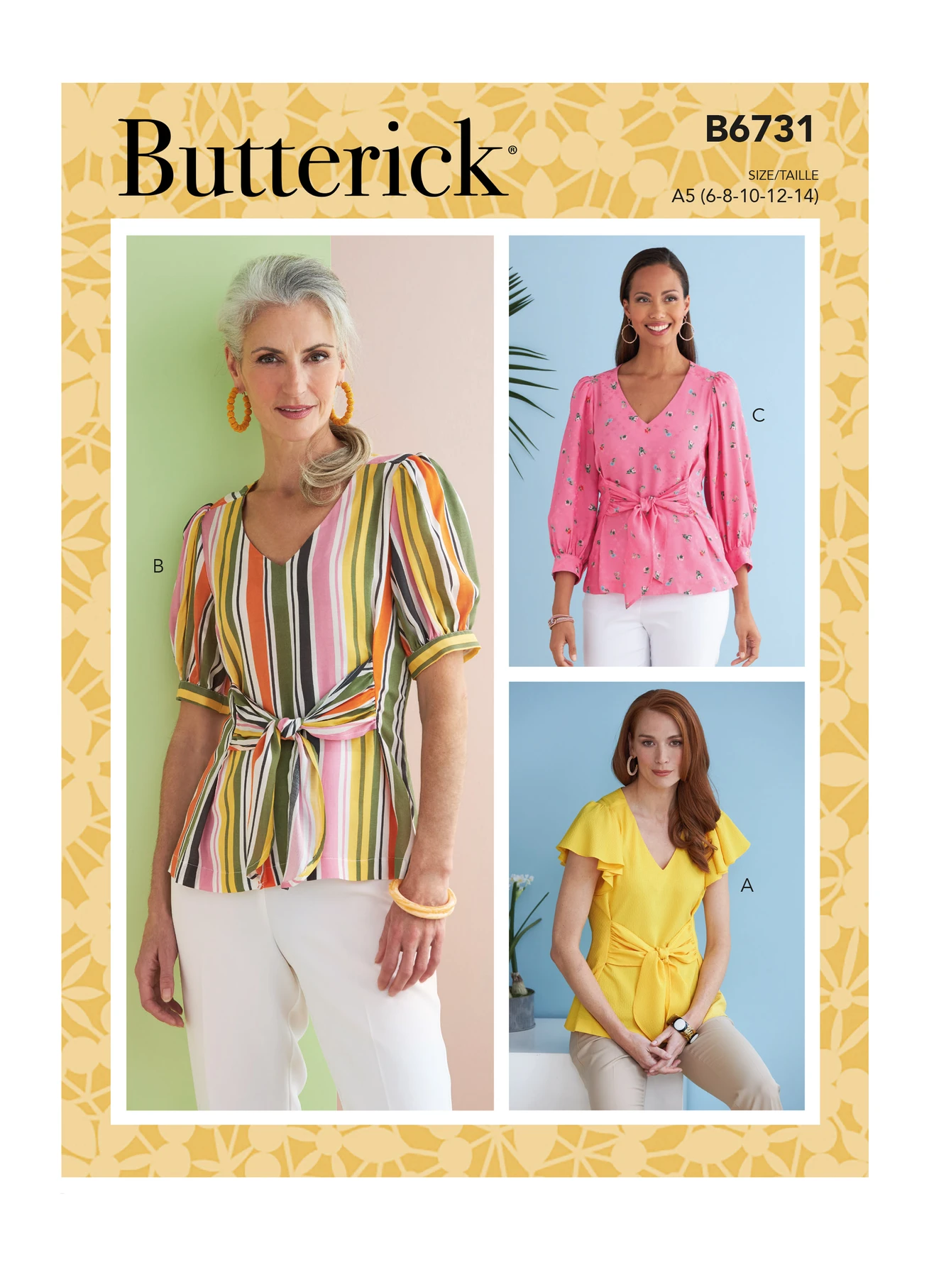 Butterick Sewing Pattern Misses' Top (PDF) 1 Butterick Sewing Pattern Misses' Top (PDF)