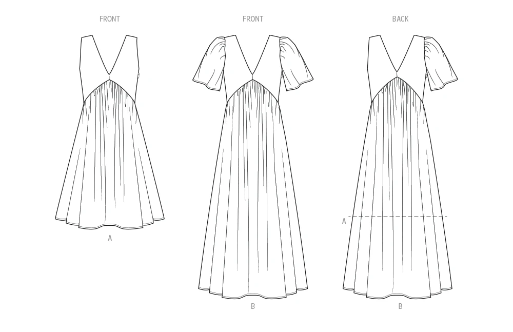 Know Me Sewing Pattern Misses' Dress with Sleeve and Length Variations by Alisha Grace 8 Know Me Sewing Pattern Misses' Dress with Sleeve and Length Variations by Alisha Grace