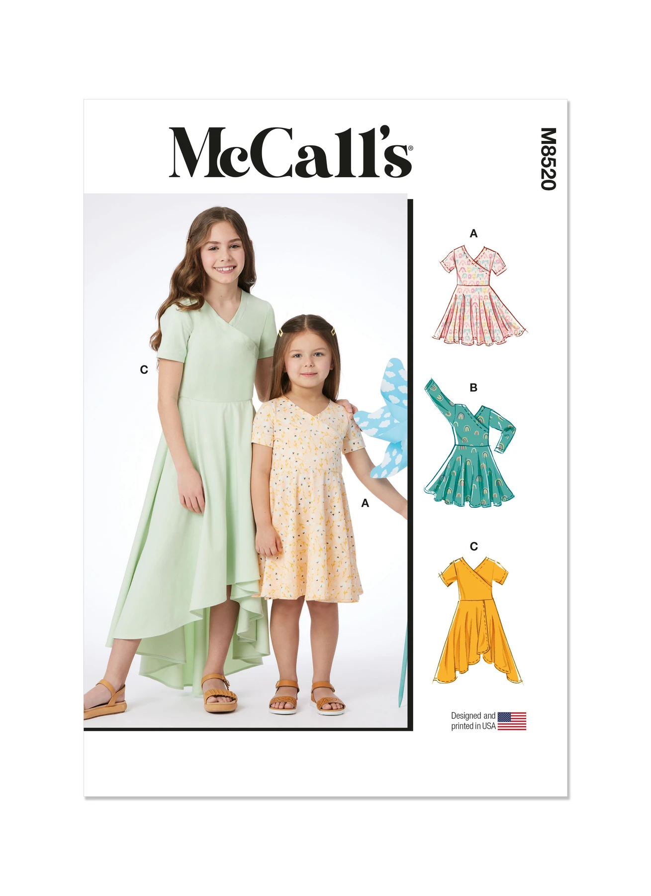 McCall's Sewing Pattern Children's and Girls' Knit Dresses (PDF) 1 McCall's Sewing Pattern Children's and Girls' Knit Dresses (PDF)