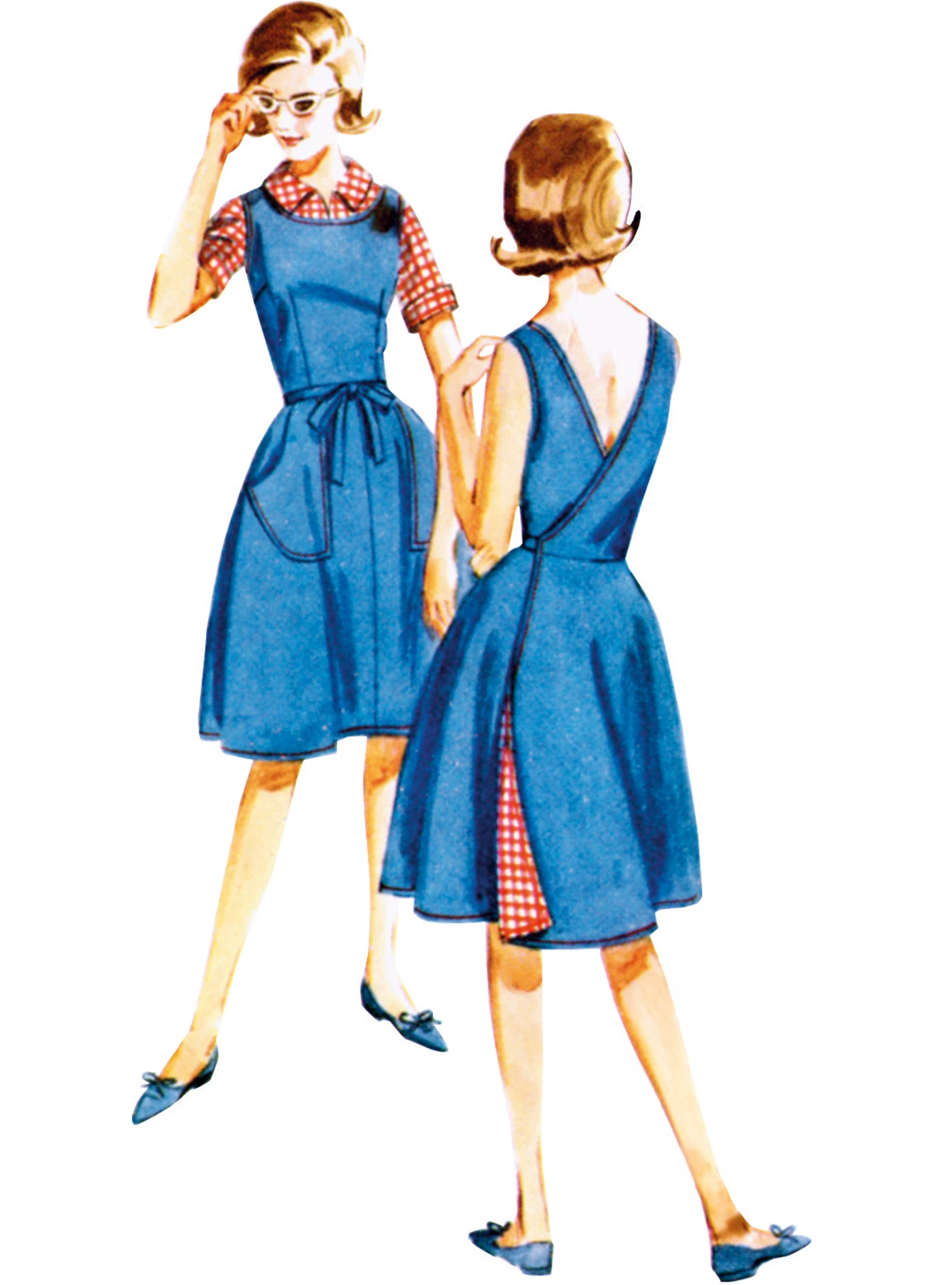 Butterick Sewing Pattern 1960s Misses' Jumper, Skirt, Shorts and Blouse (PDF) 2 Butterick Sewing Pattern 1960s Misses' Jumper, Skirt, Shorts and Blouse (PDF)