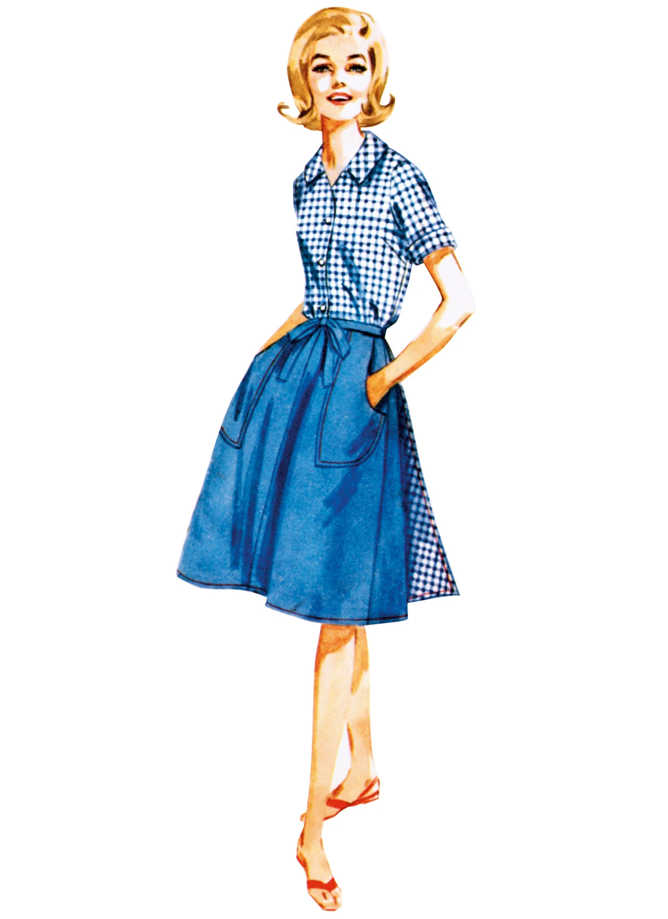 Butterick Sewing Pattern 1960s Misses' Jumper, Skirt, Shorts and Blouse (PDF) 3 Butterick Sewing Pattern 1960s Misses' Jumper, Skirt, Shorts and Blouse (PDF)