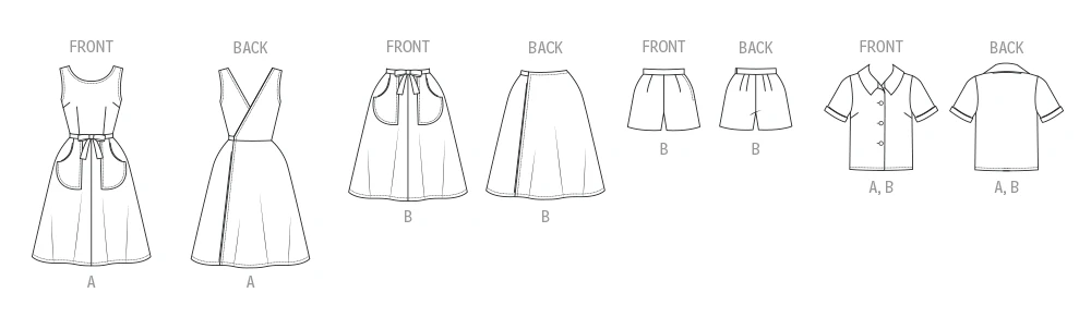Butterick Sewing Pattern 1960s Misses' Jumper, Skirt, Shorts and Blouse (PDF) 6 Butterick Sewing Pattern 1960s Misses' Jumper, Skirt, Shorts and Blouse (PDF)