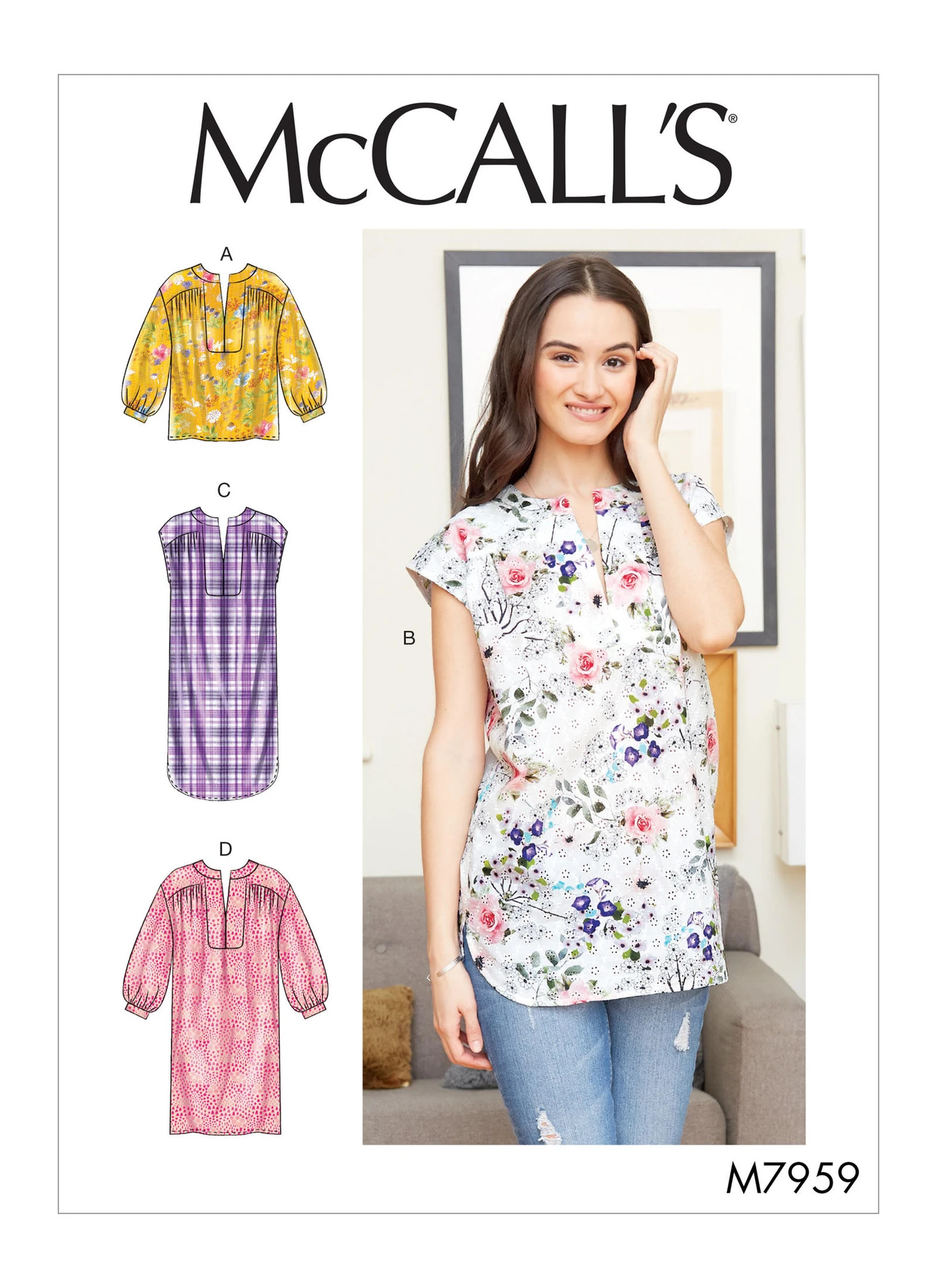 McCall's Sewing Pattern Misses' Top, Tunic and Dresses 1 McCall's Sewing Pattern Misses' Top, Tunic and Dresses
