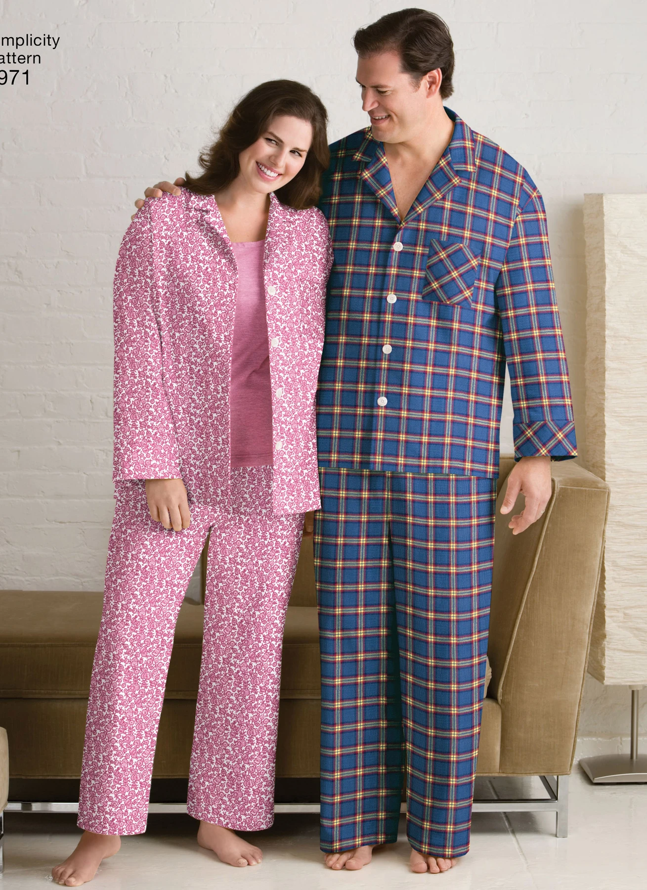 Simplicity Sewing Pattern Women's & Men's Plus Size Cozywear 2 Simplicity Sewing Pattern Women's & Men's Plus Size Cozywear