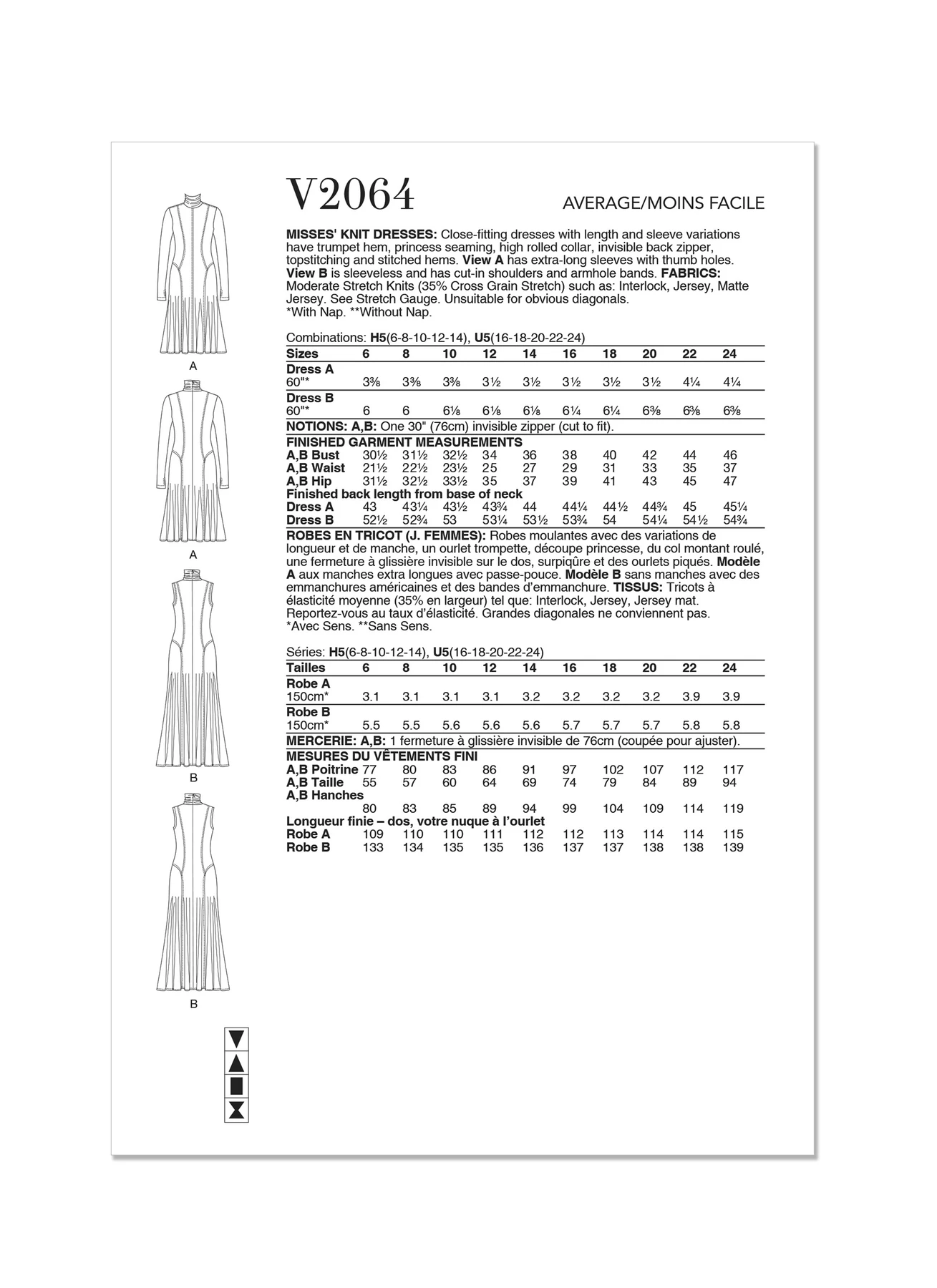 Vogue Patterns Misses' Knit Dresses (PDF) 7 Vogue Patterns Misses' Knit Dresses (PDF)
