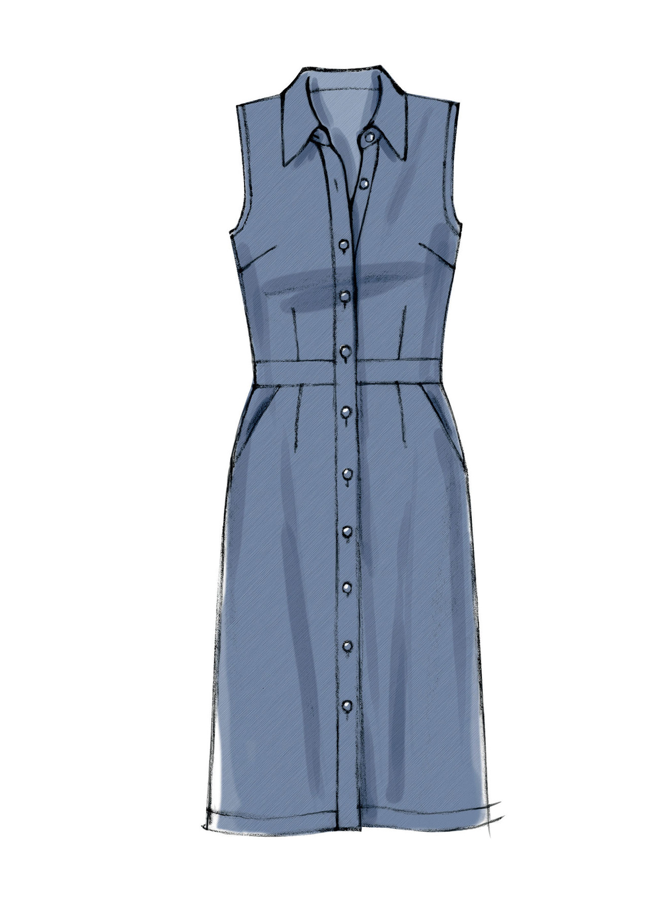 McCall's Sewing Pattern Misses' Shirtdresses and Slip 8 McCall's Sewing Pattern Misses' Shirtdresses and Slip