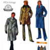 Simplicity Sewing Pattern 1970's Men's Overcoat in Two Lengths 20 Simplicity Sewing Pattern 1970's Men's Overcoat in Two Lengths