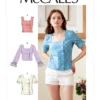 McCall's Sewing Pattern Misses' Tops (PDF)