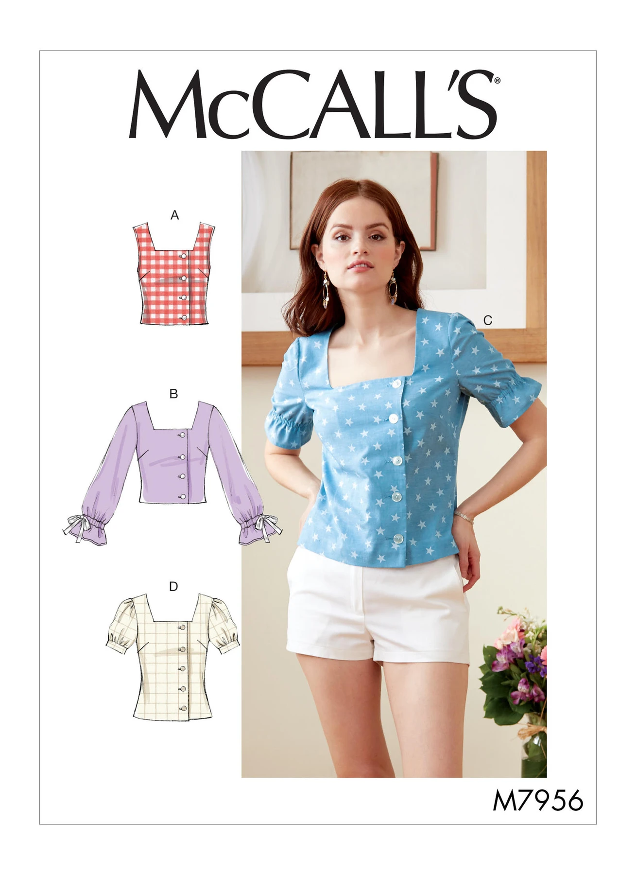 McCall's Sewing Pattern Misses' Tops (PDF) 550 McCall's Sewing Pattern Misses' Tops (PDF)