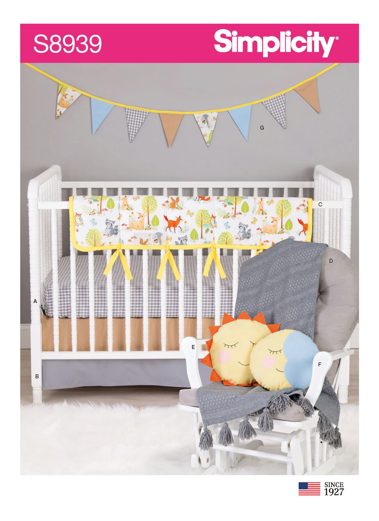 Simplicity Sewing Pattern Nursery Décor 1 Simplicity Sewing Pattern Nursery Décor