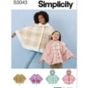 Simplicity Sewing Pattern Children's and Girls' Ponchos (PDF) 19 Simplicity Sewing Pattern Children's and Girls' Ponchos (PDF)