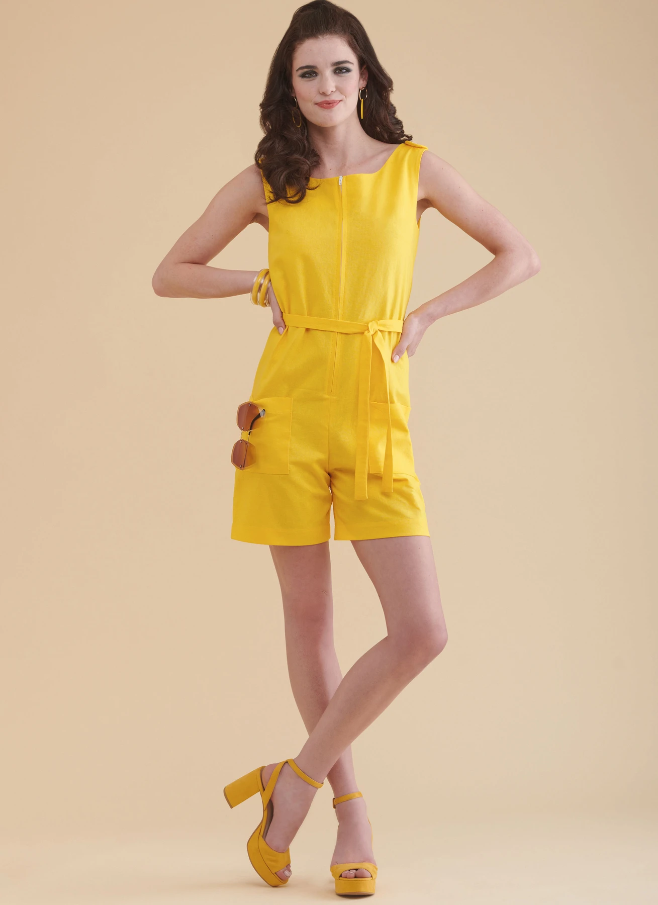 Simplicity Sewing Pattern Misses' Jumpsuit in Two Lengths 6 Simplicity Sewing Pattern Misses' Jumpsuit in Two Lengths