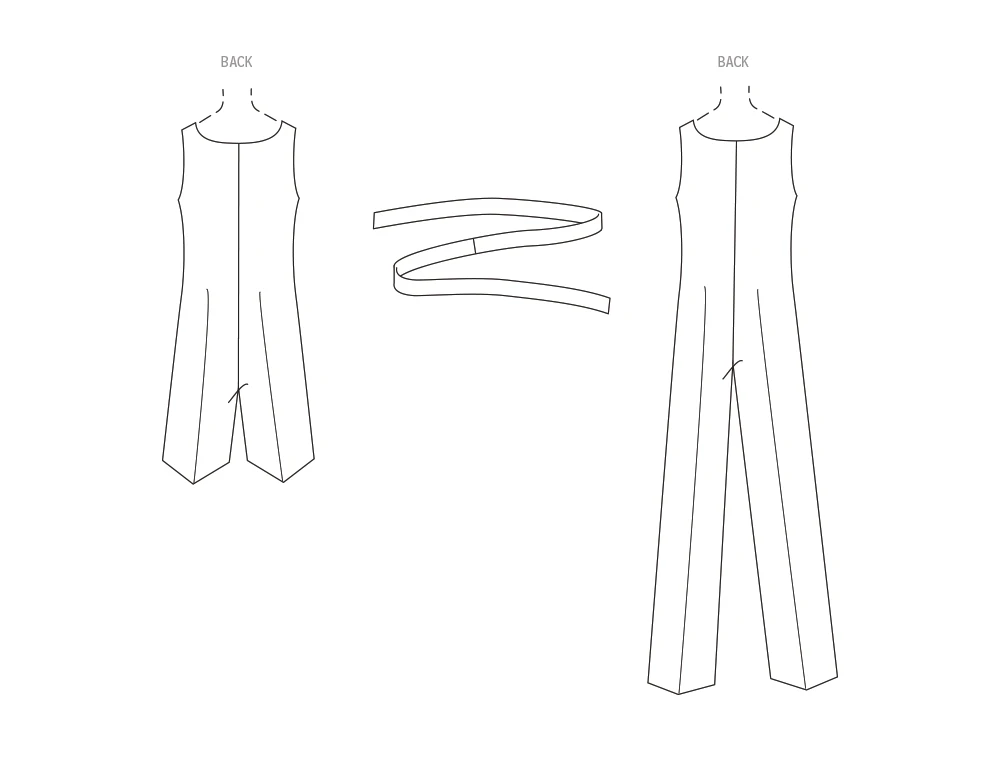 Simplicity Sewing Pattern Misses' Jumpsuit in Two Lengths 9 Simplicity Sewing Pattern Misses' Jumpsuit in Two Lengths