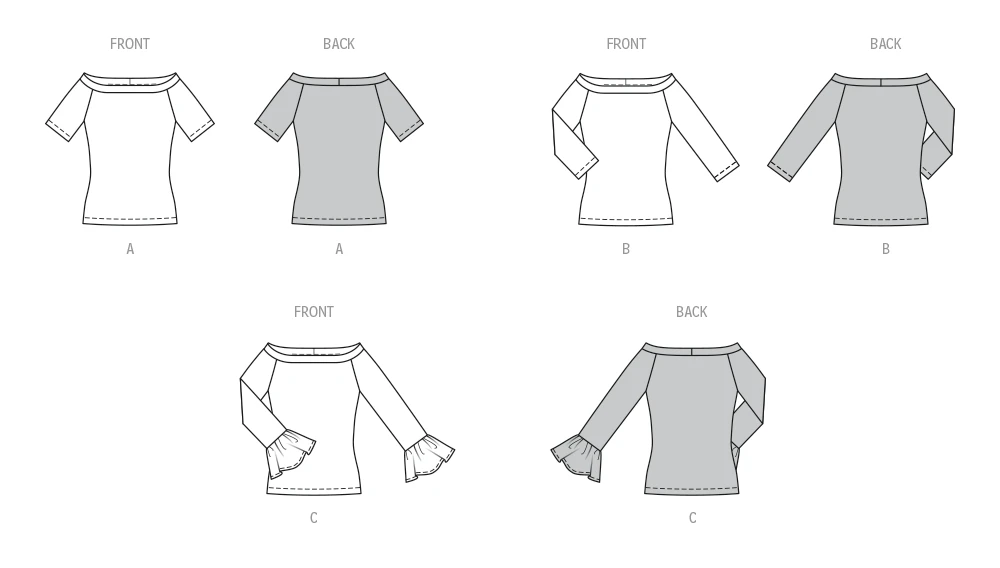 Burda Style Sewing Pattern 5730 Misses' Top 13 Burda Style Sewing Pattern 5730 Misses' Top