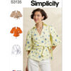 Simplicity Sewing Pattern Misses' Wrap Top with Sleeve Variations (PDF) 13 Simplicity Sewing Pattern Misses' Wrap Top with Sleeve Variations (PDF)