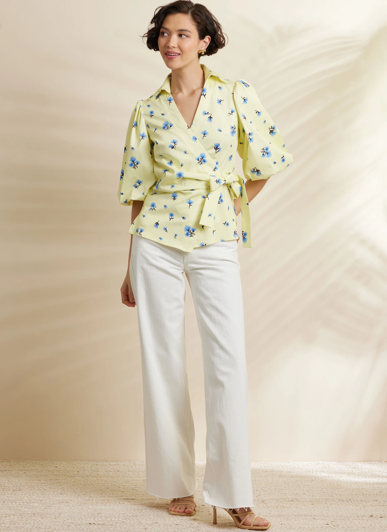 Simplicity Sewing Pattern Misses' Wrap Top with Sleeve Variations (PDF) 6 Simplicity Sewing Pattern Misses' Wrap Top with Sleeve Variations (PDF)