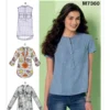 McCall's Sewing Pattern Misses' Henley Tops