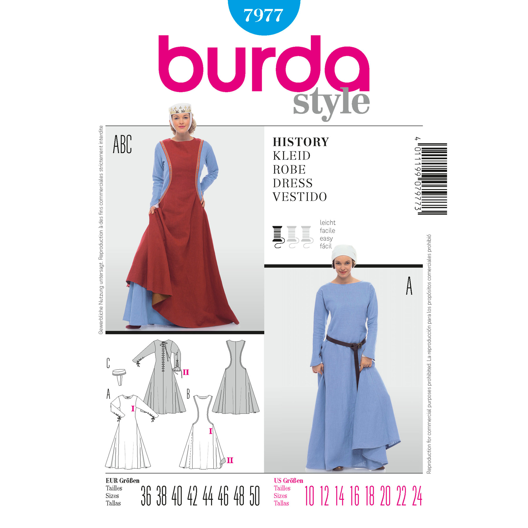 Burda Style Sewing Pattern History Dress 13 Burda Style Sewing Pattern History Dress