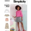 Simplicity Sewing Pattern Girls' Tops and Skirts (PDF) 20 Simplicity Sewing Pattern Girls' Tops and Skirts (PDF)