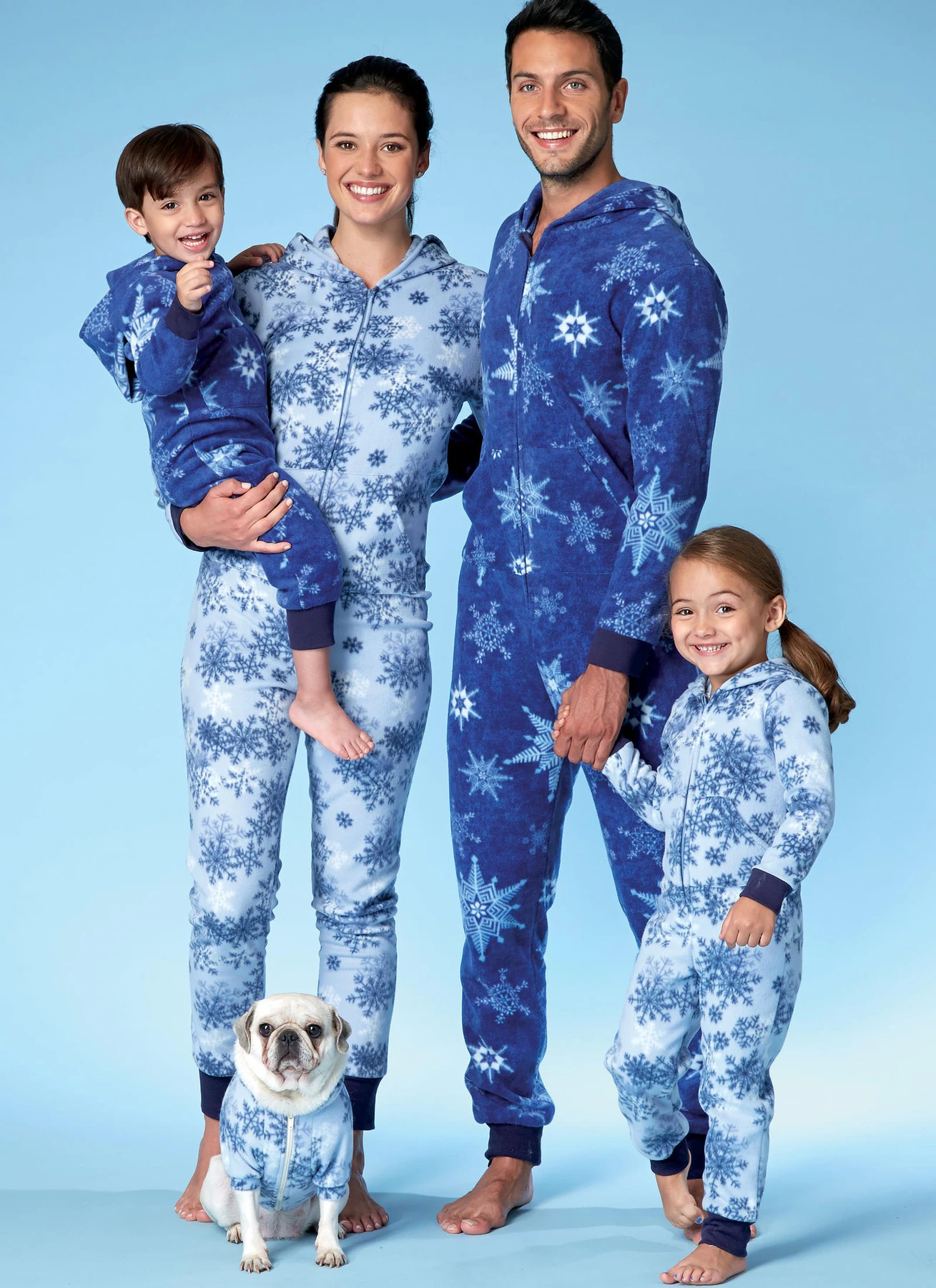McCall's Sewing Pattern Men's/Misses'/Boys'/Girls'/Children's Hooded Jumpsuits and Dog Coat with Kangaroo Pocket 2 McCall's Sewing Pattern Men's/Misses'/Boys'/Girls'/Children's Hooded Jumpsuits and Dog Coat with Kangaroo Pocket