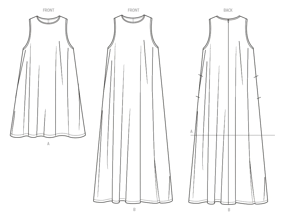 Simplicity Sewing Pattern Misses' Tent Dress in Two Lengths by Mimi G Style (PDF) 6 Simplicity Sewing Pattern Misses' Tent Dress in Two Lengths by Mimi G Style (PDF)