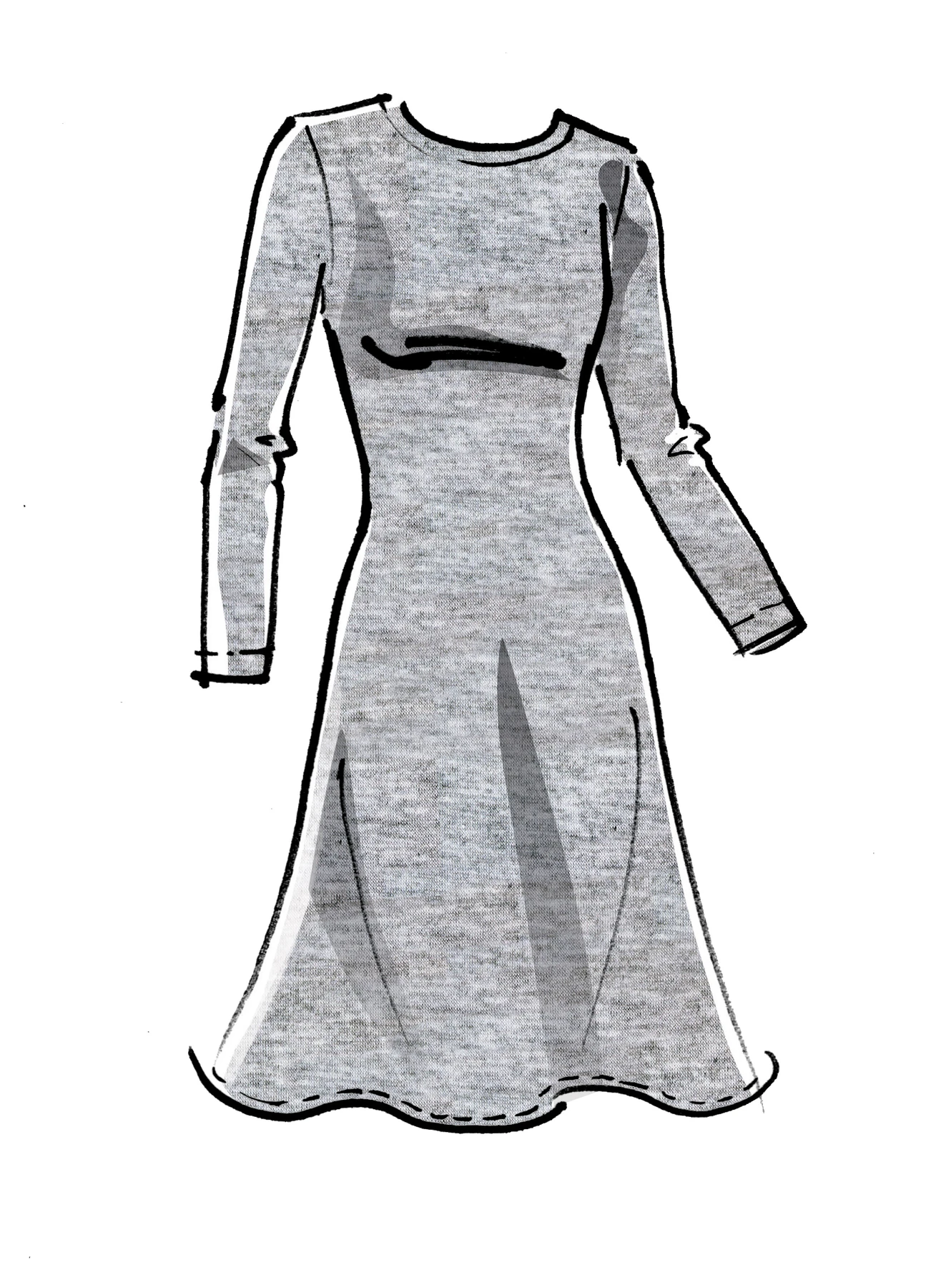 McCall's Sewing Pattern Misses' Knit Dresses with V, Crew or Scoop Necklines (PDF) 4 McCall's Sewing Pattern Misses' Knit Dresses with V, Crew or Scoop Necklines (PDF)