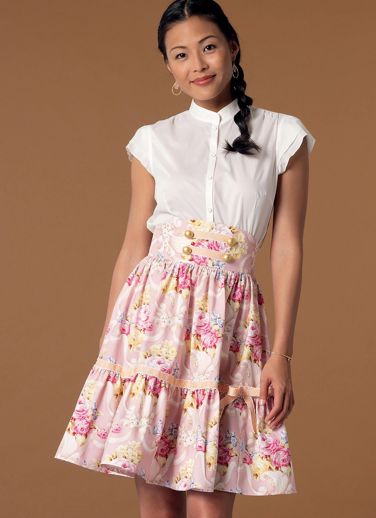 McCall's Sewing Pattern Misses' Gathered and Flared Skirts with Belt (PDF) 2 McCall's Sewing Pattern Misses' Gathered and Flared Skirts with Belt (PDF)