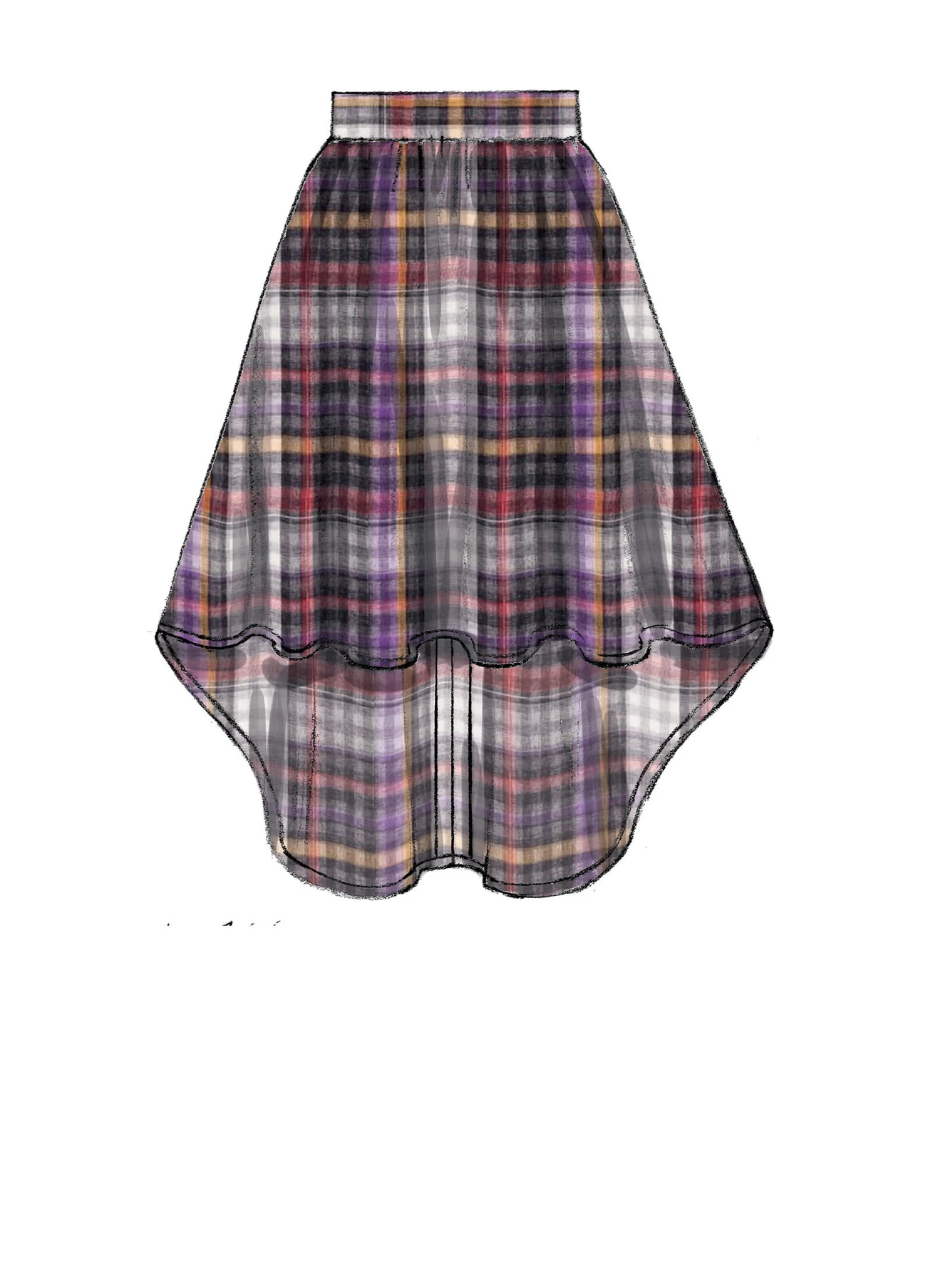 McCall's Sewing Pattern Misses' Gathered and Flared Skirts with Belt (PDF) 5 McCall's Sewing Pattern Misses' Gathered and Flared Skirts with Belt (PDF)