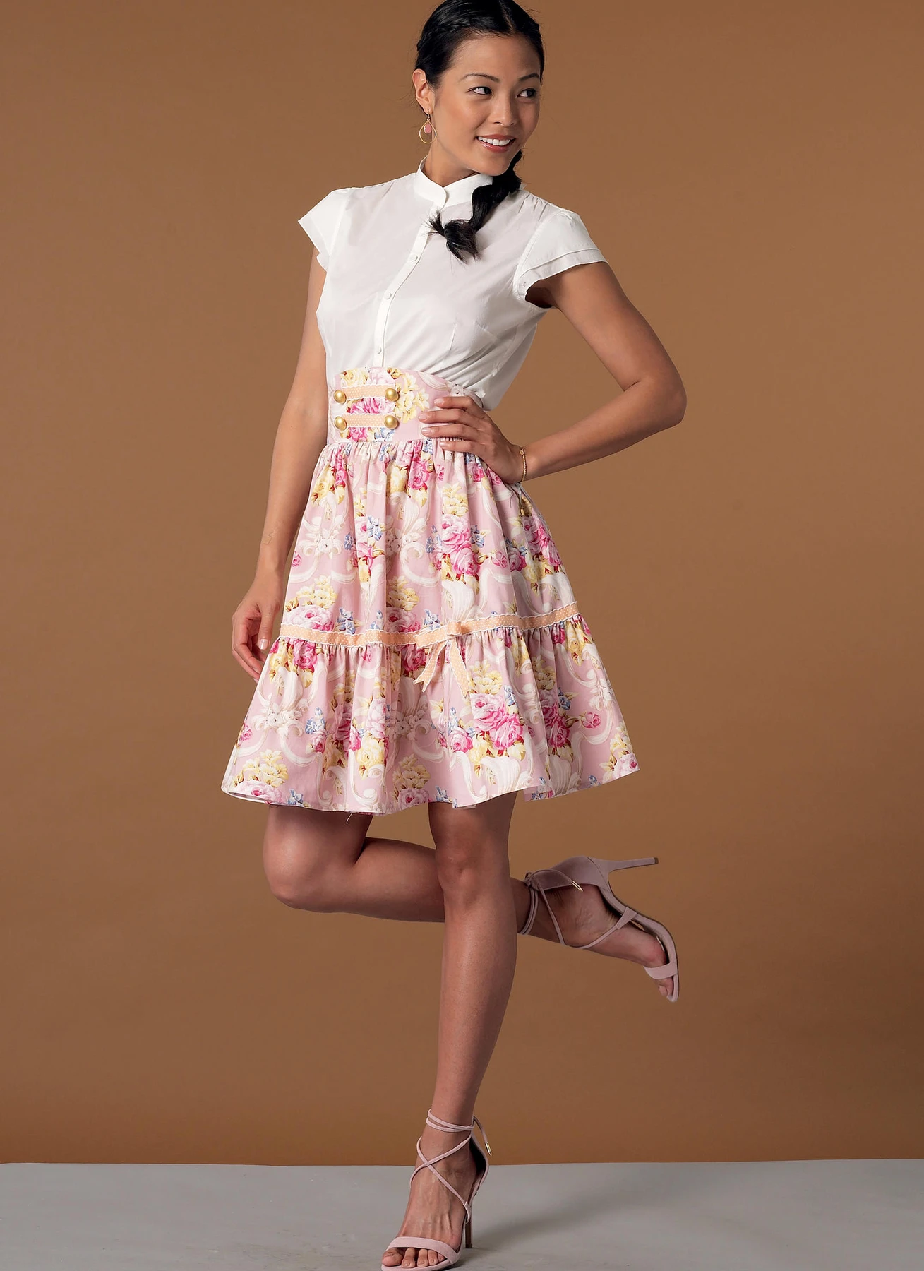 McCall's Sewing Pattern Misses' Gathered and Flared Skirts with Belt (PDF) 8 McCall's Sewing Pattern Misses' Gathered and Flared Skirts with Belt (PDF)