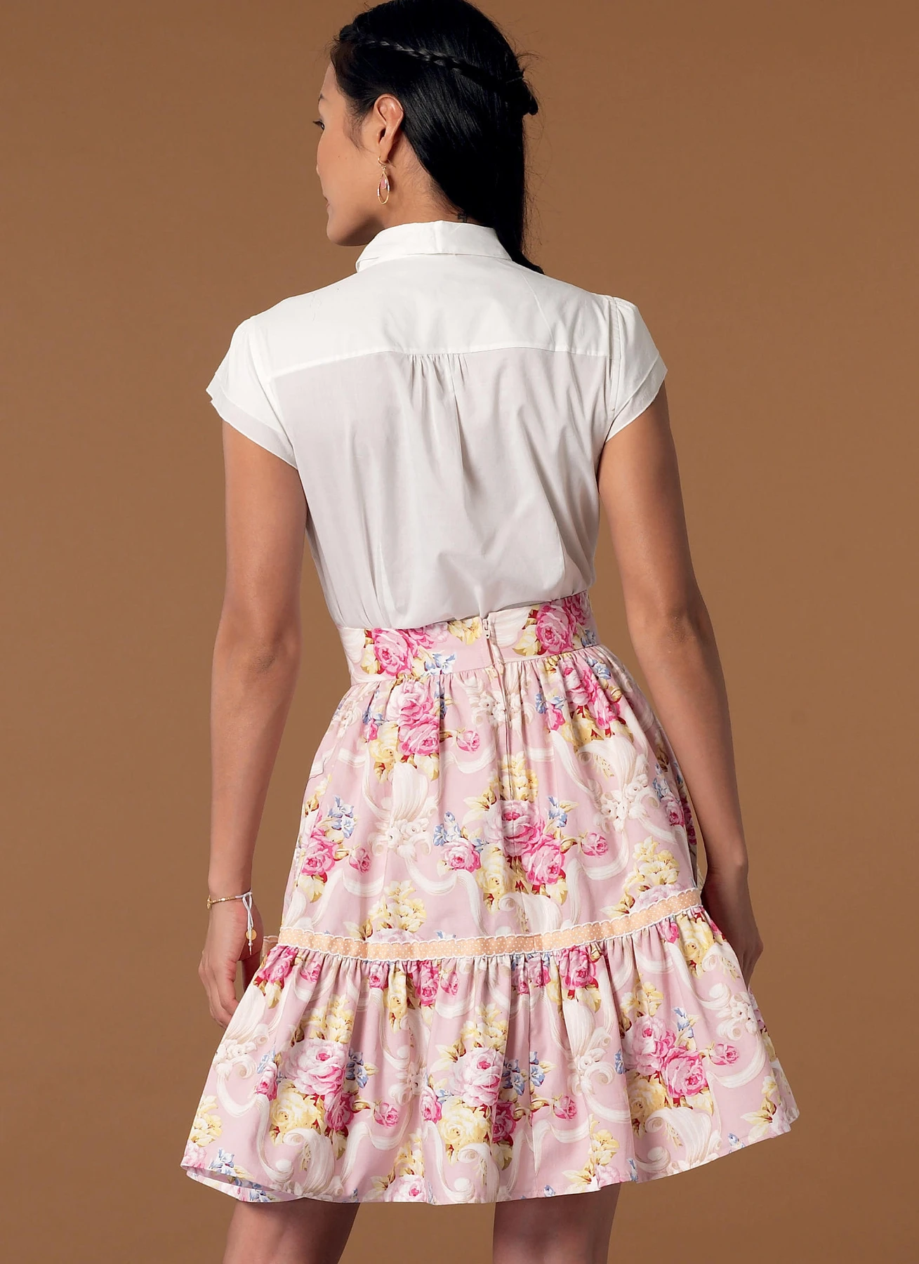 McCall's Sewing Pattern Misses' Gathered and Flared Skirts with Belt (PDF) 9 McCall's Sewing Pattern Misses' Gathered and Flared Skirts with Belt (PDF)