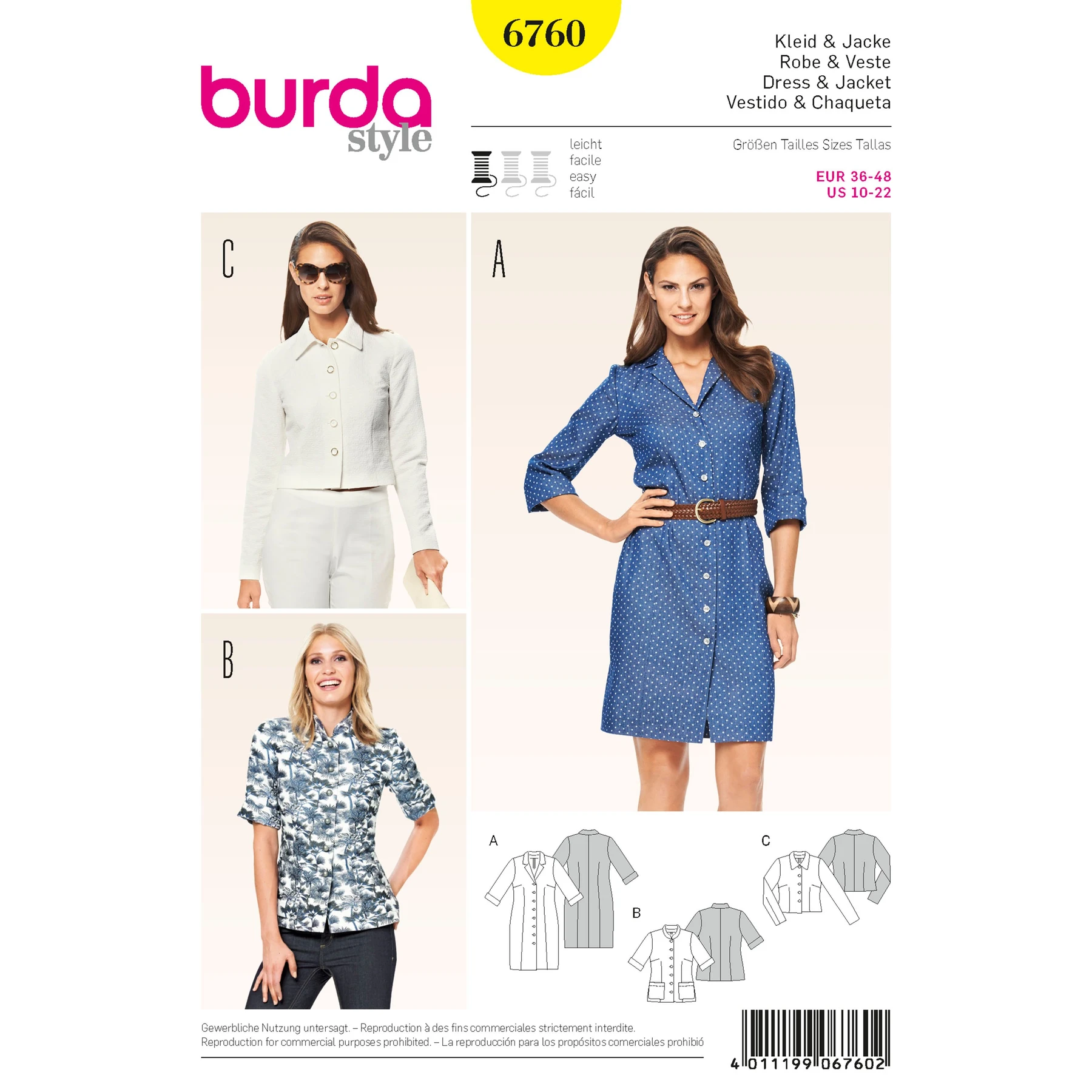 Burda Style Sewing Pattern Dresses