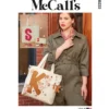 McCall's Sewing Pattern Tote, Zipper Case and Key Ring (PDF)