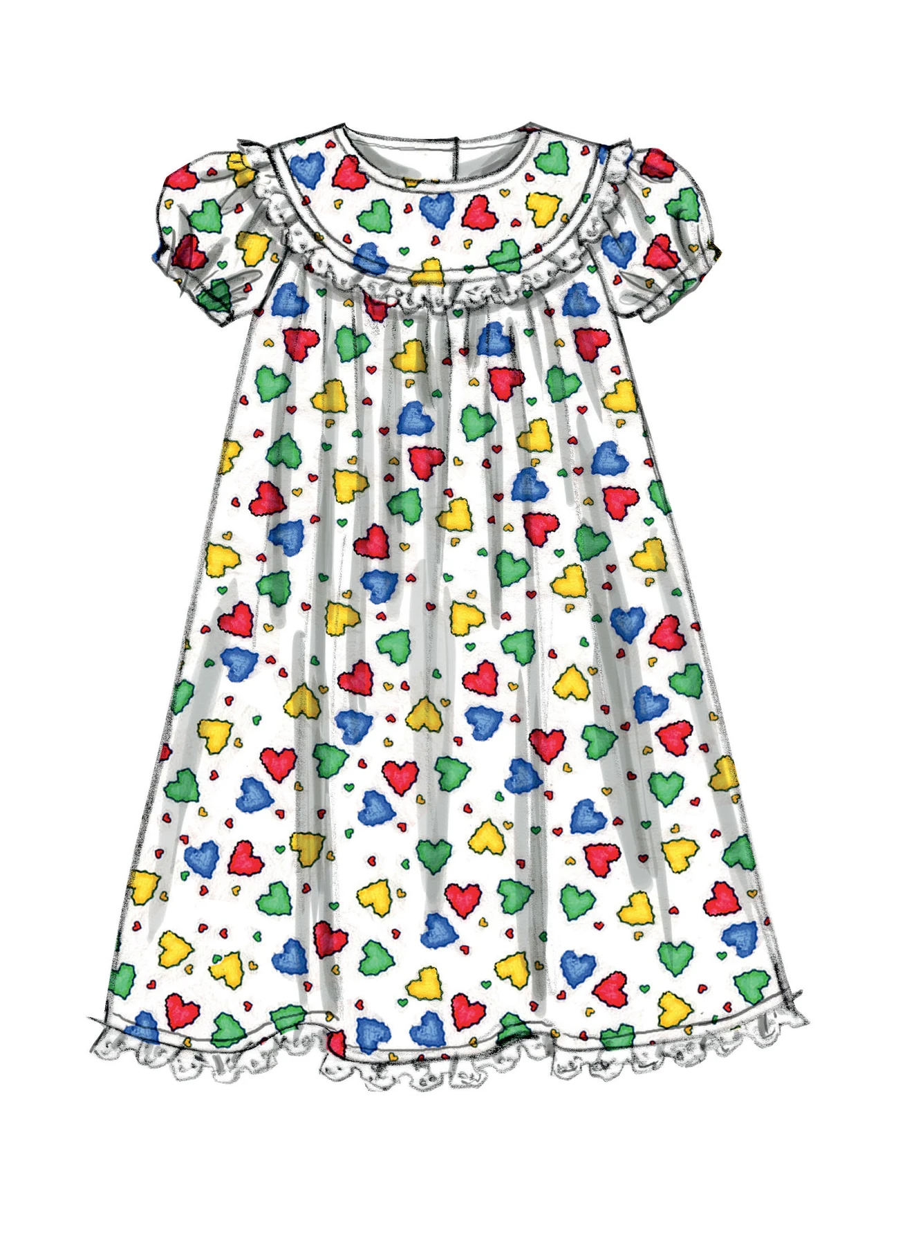 McCall's Sewing Pattern Children's/Girls' Tops, Gowns, Short and Pants (PDF) 3 McCall's Sewing Pattern Children's/Girls' Tops, Gowns, Short and Pants (PDF)