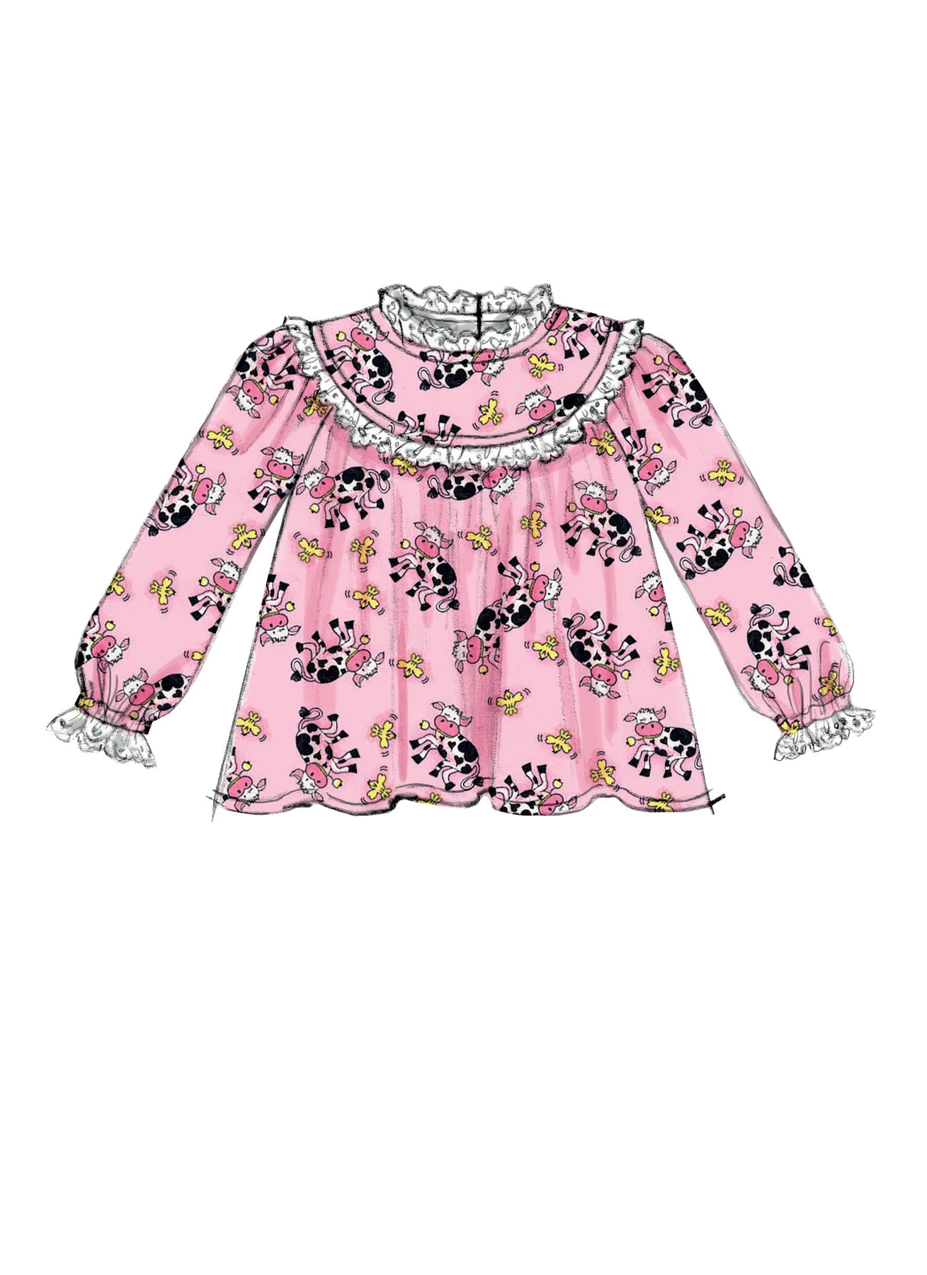 McCall's Sewing Pattern Children's/Girls' Tops, Gowns, Short and Pants (PDF) 4 McCall's Sewing Pattern Children's/Girls' Tops, Gowns, Short and Pants (PDF)