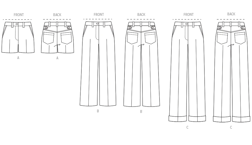 Simplicity Sewing Pattern Misses' and Miss Petite Shorts and Pants 8 Simplicity Sewing Pattern Misses' and Miss Petite Shorts and Pants