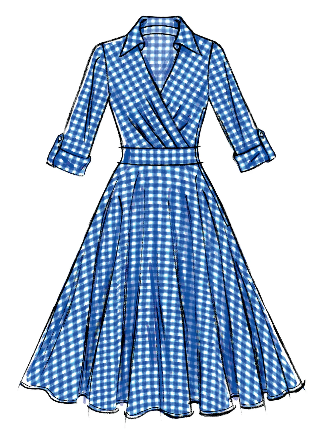 McCall's Sewing Pattern Misses' Surplice Dresses (PDF) 5 McCall's Sewing Pattern Misses' Surplice Dresses (PDF)