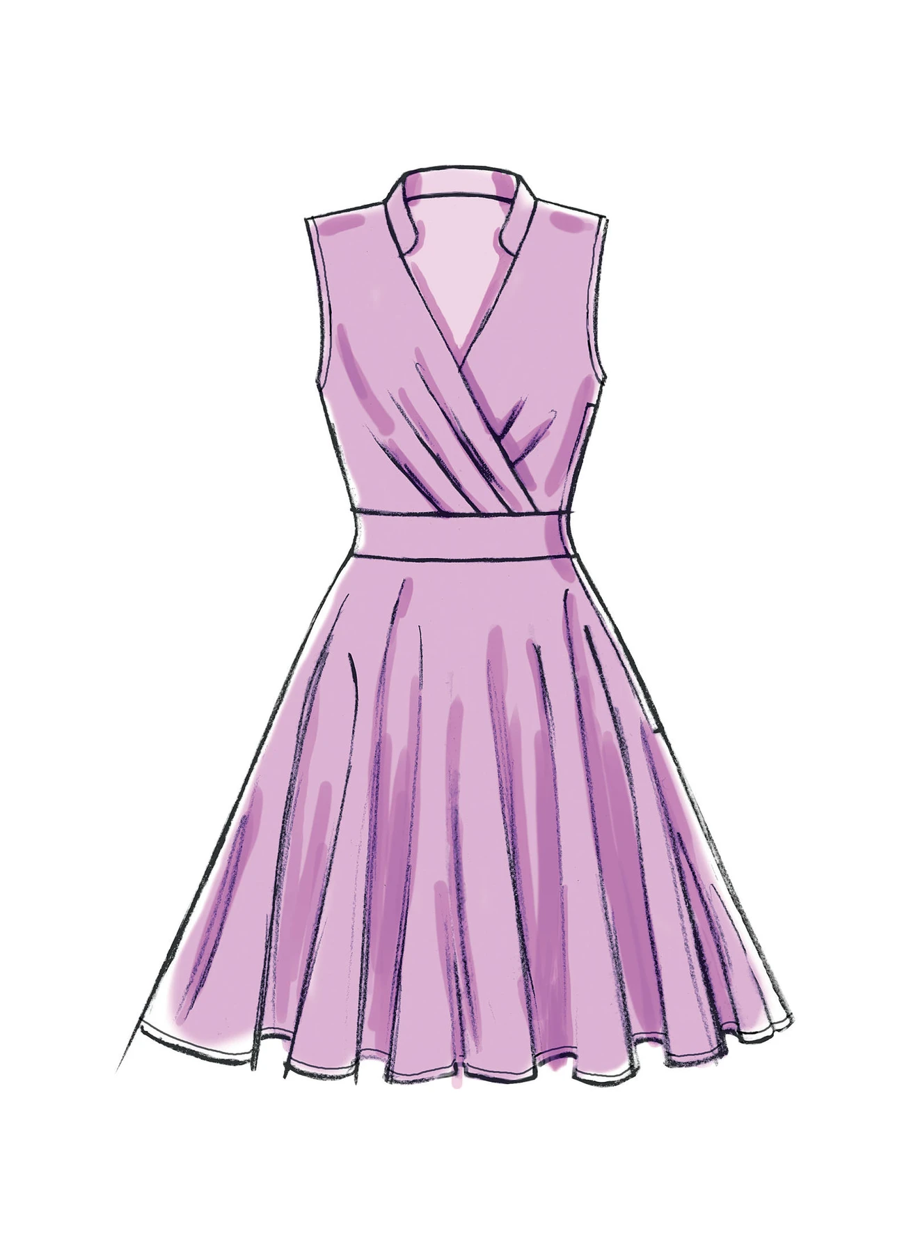 McCall's Sewing Pattern Misses' Surplice Dresses (PDF) 7 McCall's Sewing Pattern Misses' Surplice Dresses (PDF)