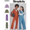 Simplicity Sewing Pattern Girls' and Boys' Jacket and Pants (PDF)
