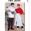 McCall's Sewing Pattern Misses' and Men's Chef Jacket, Pants, Apron and Cap 5 McCall's Sewing Pattern Misses' and Men's Chef Jacket, Pants, Apron and Cap