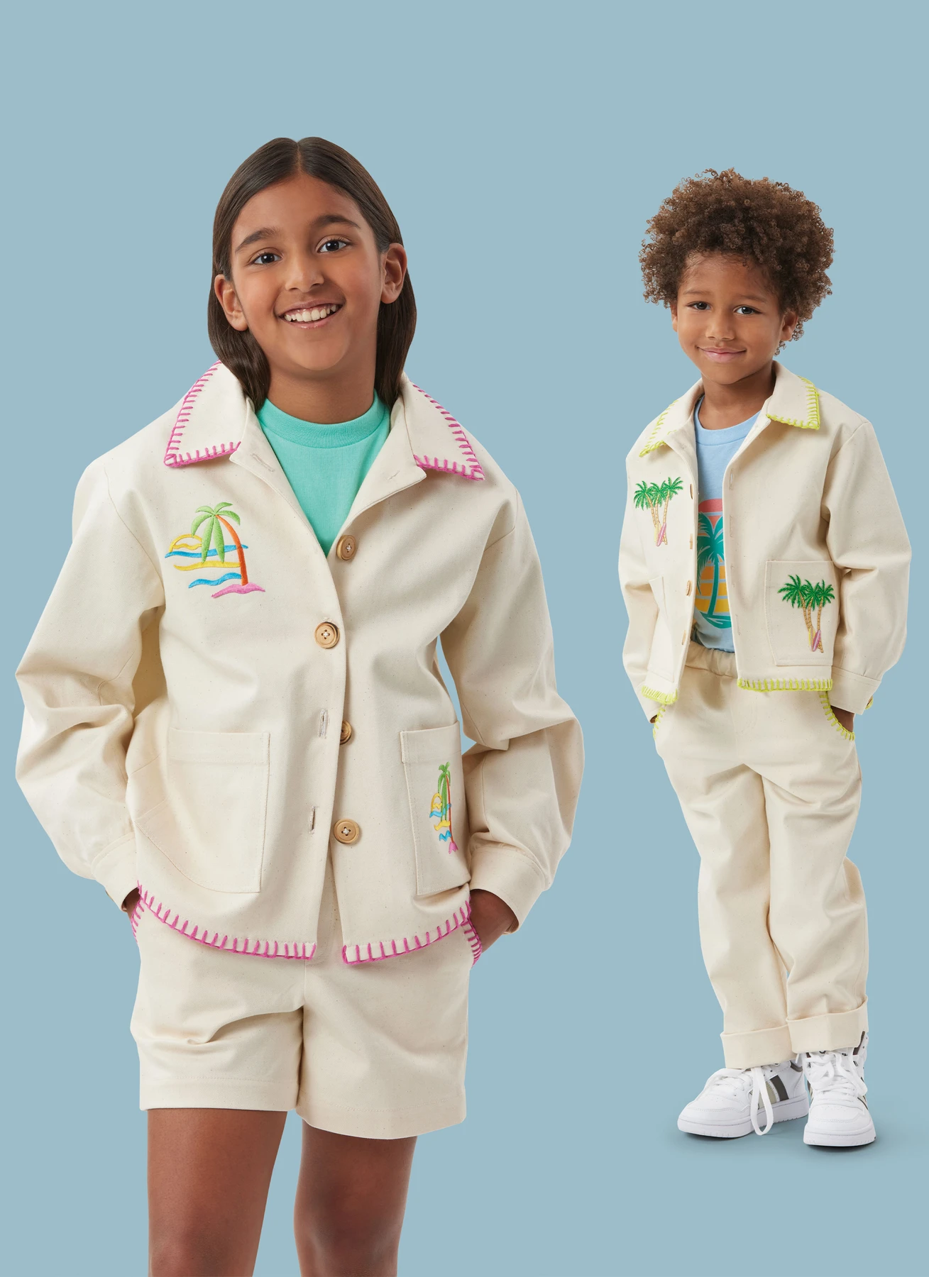Simplicity Sewing Pattern Children's or Girls' and Boys' Jacket, Shorts and Pants (PDF) 2 Simplicity Sewing Pattern Children's or Girls' and Boys' Jacket, Shorts and Pants (PDF)