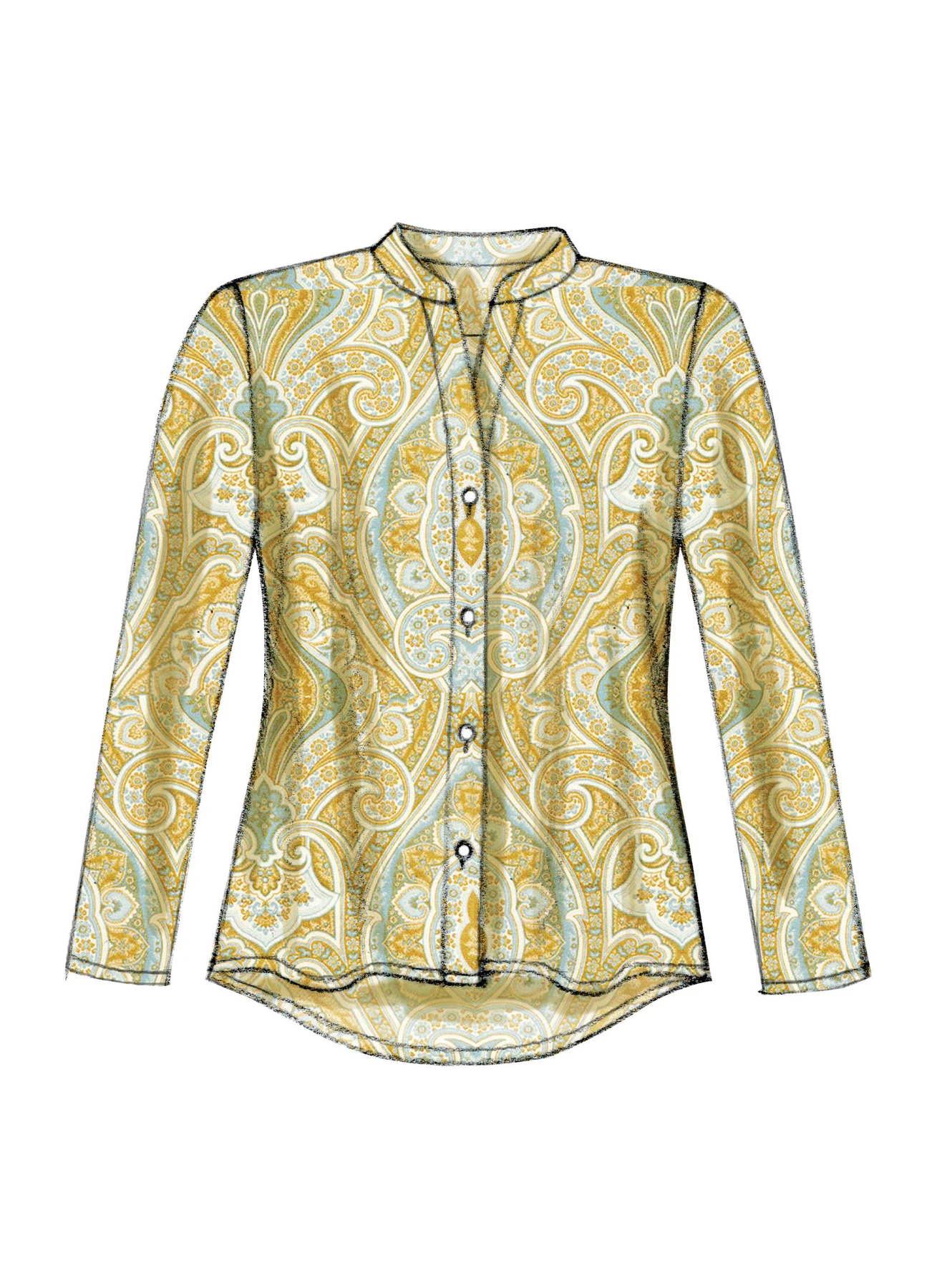 McCall's Sewing Pattern Misses' Button-Down Tops and Tunic (PDF) 4 McCall's Sewing Pattern Misses' Button-Down Tops and Tunic (PDF)