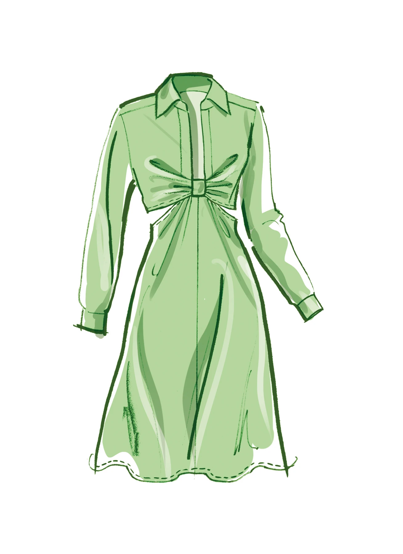 McCall's Sewing Pattern Misses' Dress With Sleeve and Length Variations (PDF) 3 McCall's Sewing Pattern Misses' Dress With Sleeve and Length Variations (PDF)