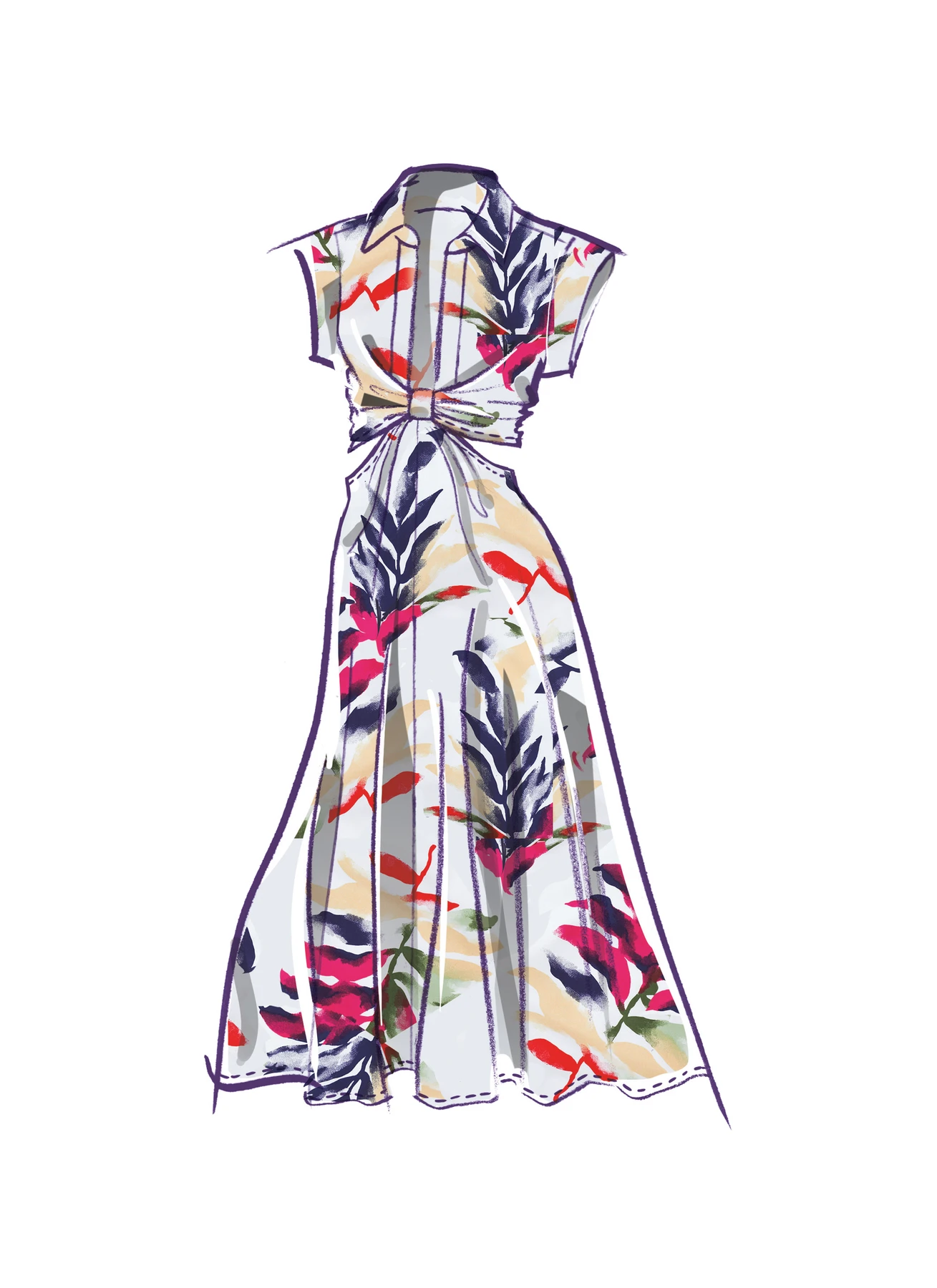 McCall's Sewing Pattern Misses' Dress With Sleeve and Length Variations (PDF) 4 McCall's Sewing Pattern Misses' Dress With Sleeve and Length Variations (PDF)