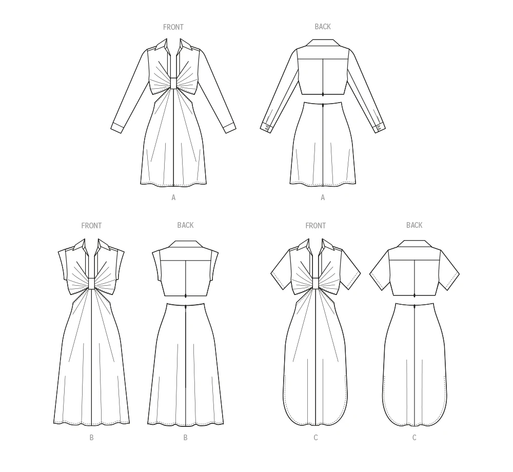McCall's Sewing Pattern Misses' Dress With Sleeve and Length Variations (PDF) 7 McCall's Sewing Pattern Misses' Dress With Sleeve and Length Variations (PDF)