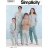 Simplicity Sewing Pattern Children's, Teens' and Adults' Knit Loungewear 15 Simplicity Sewing Pattern Children's, Teens' and Adults' Knit Loungewear