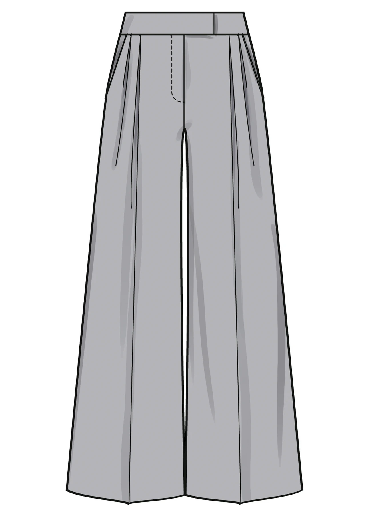 Simplicity Sewing Pattern Misses' Wide Leg Pleated Pants with Length and Waistband Variations (PDF) 4 Simplicity Sewing Pattern Misses' Wide Leg Pleated Pants with Length and Waistband Variations (PDF)