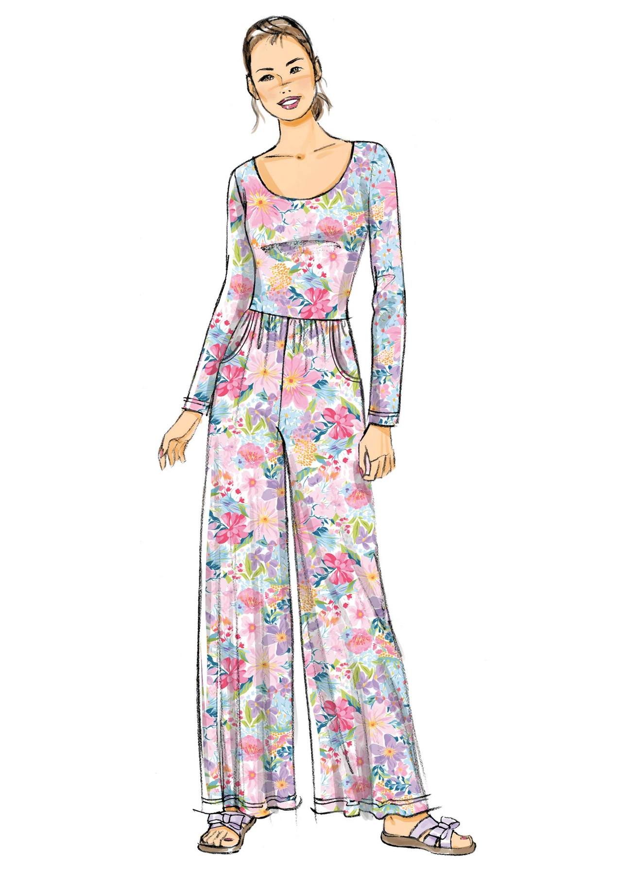 Butterick Sewing Pattern Children's and Misses' Knit Romper and Jumpsuit 4 Butterick Sewing Pattern Children's and Misses' Knit Romper and Jumpsuit